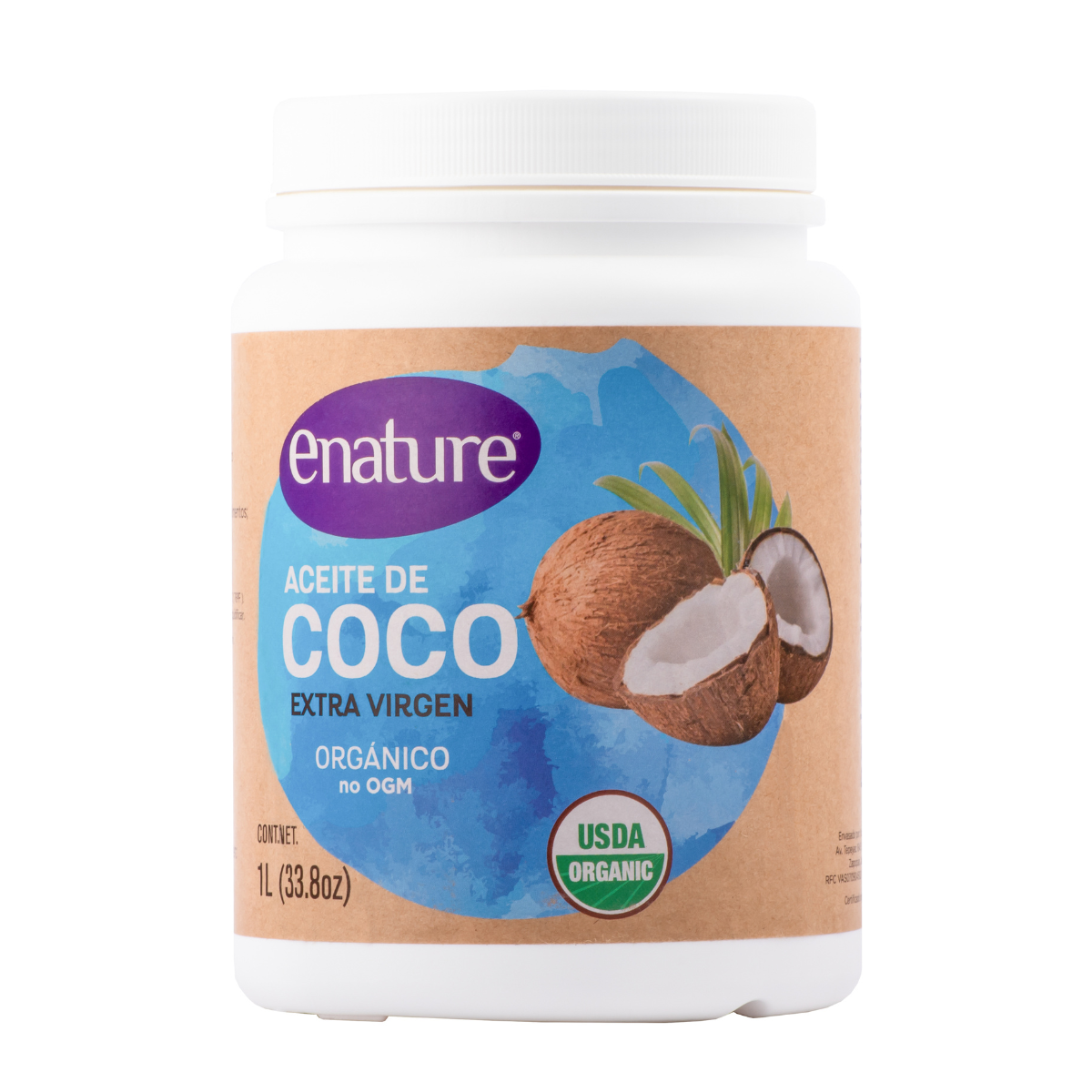 Aceite de coco orgánico 420ml – Abasto Vegano